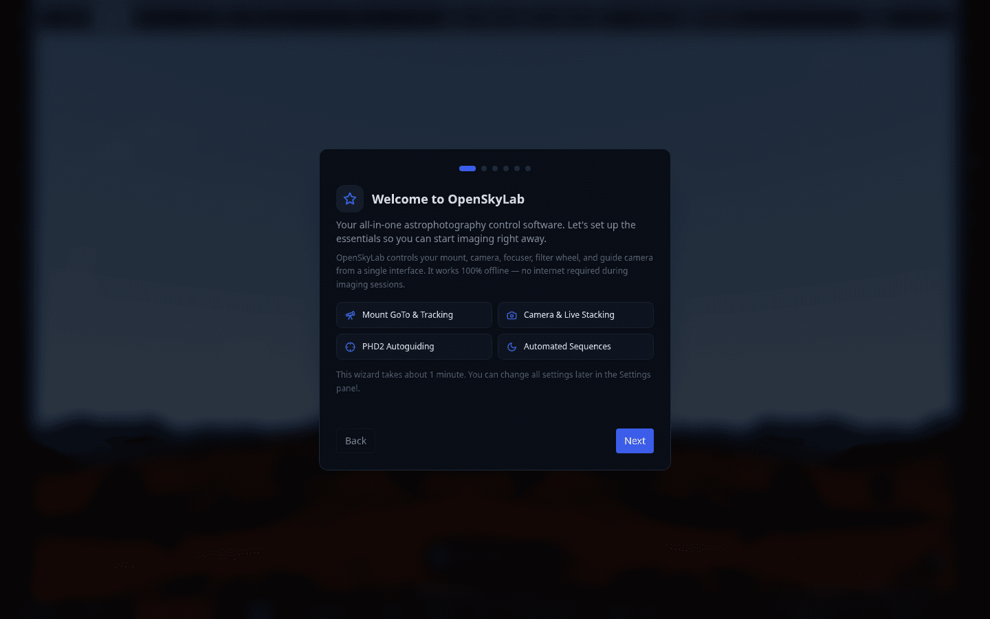 Screenshot: Equipment Profile