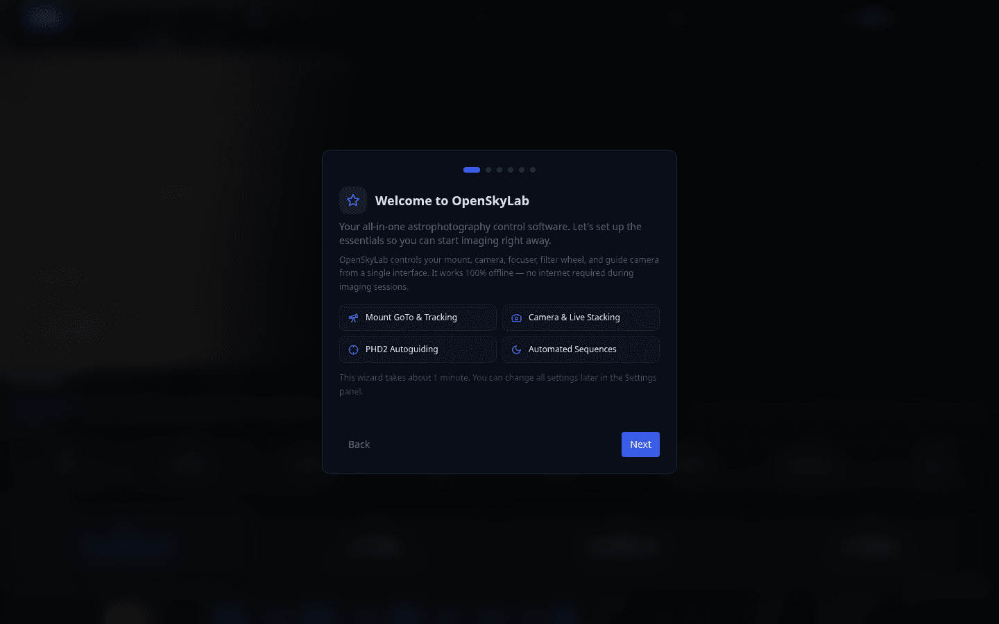 Screenshot: Connection Settings