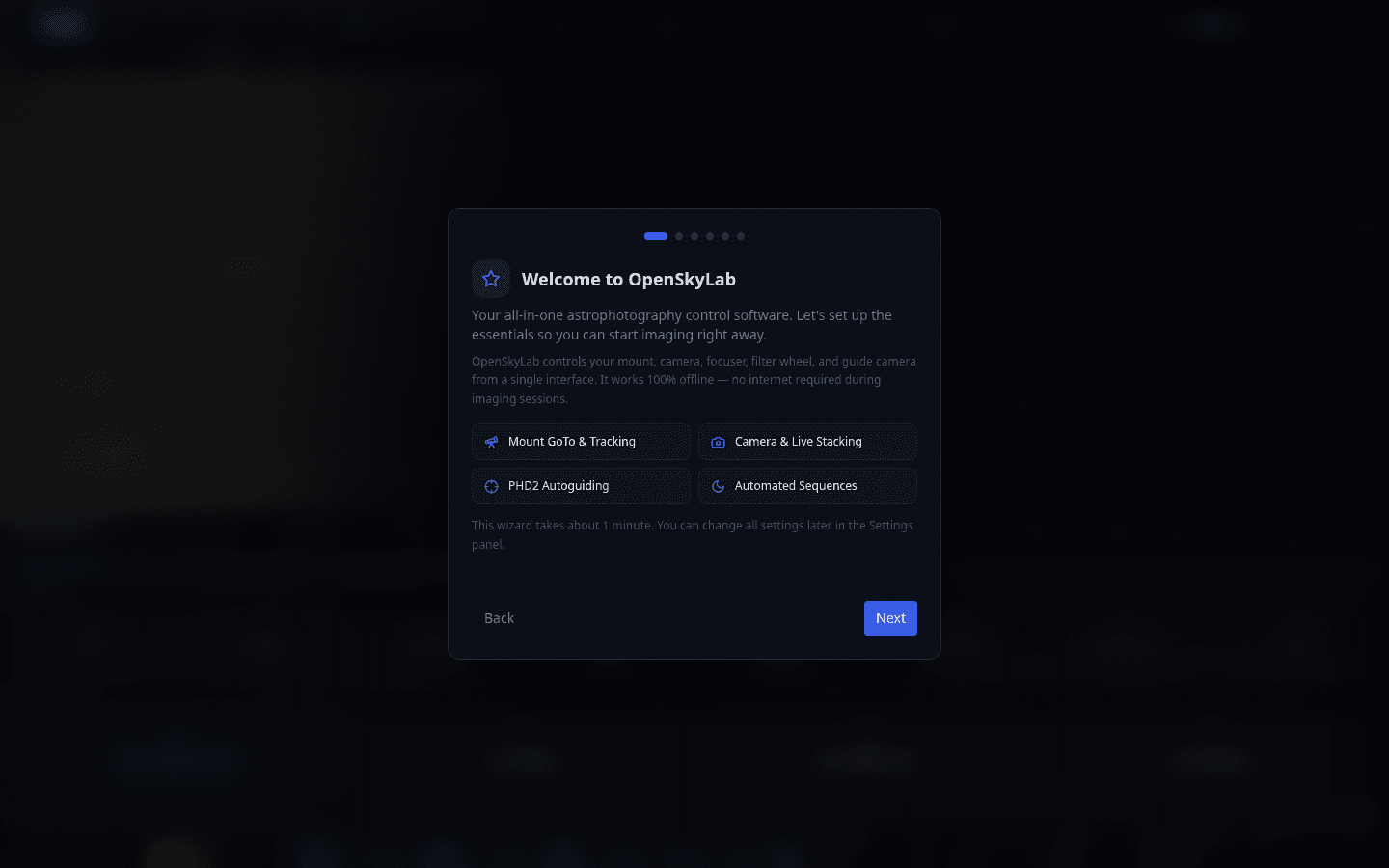 Screenshot: All Set!