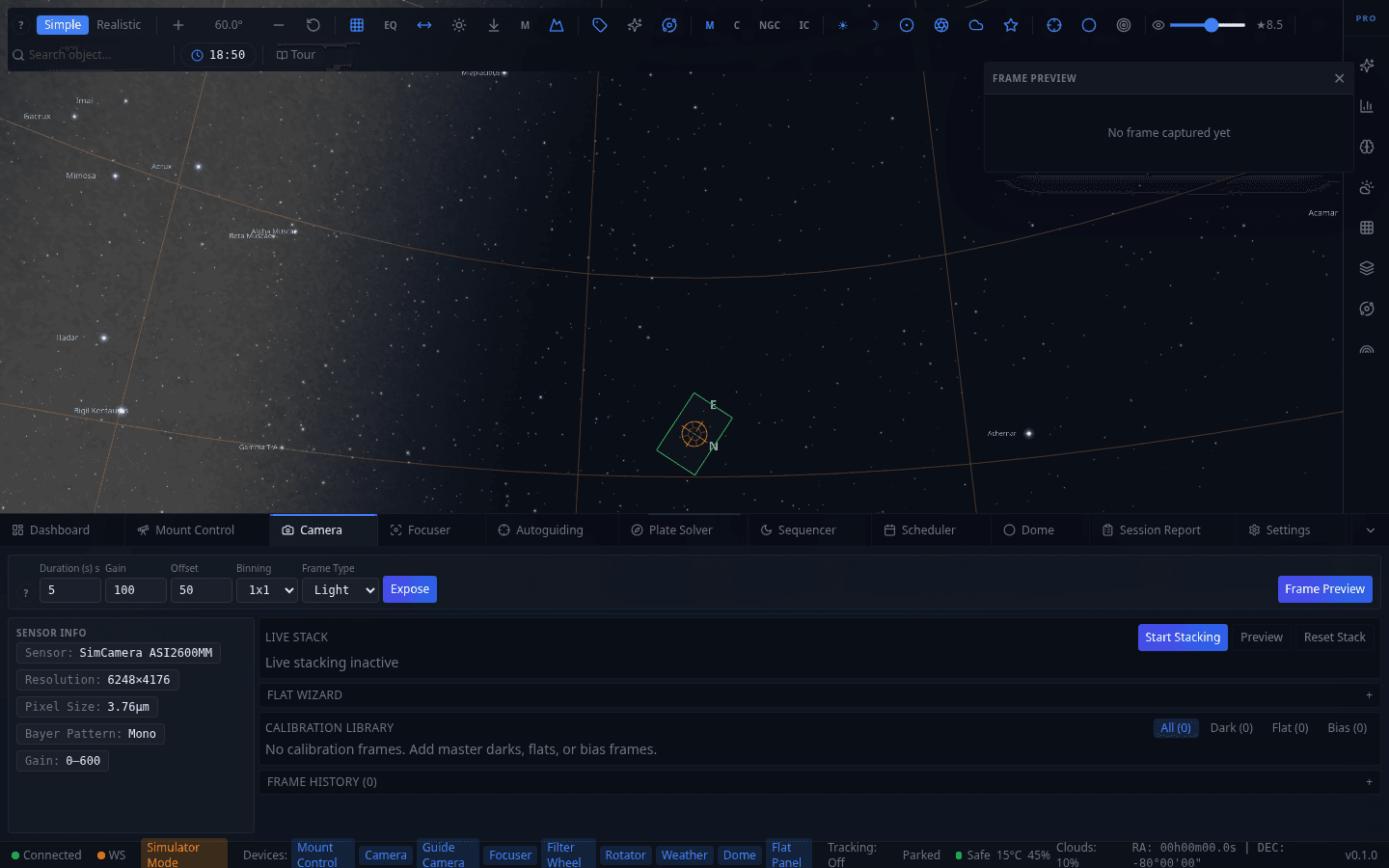 Screenshot: Take Single Frame