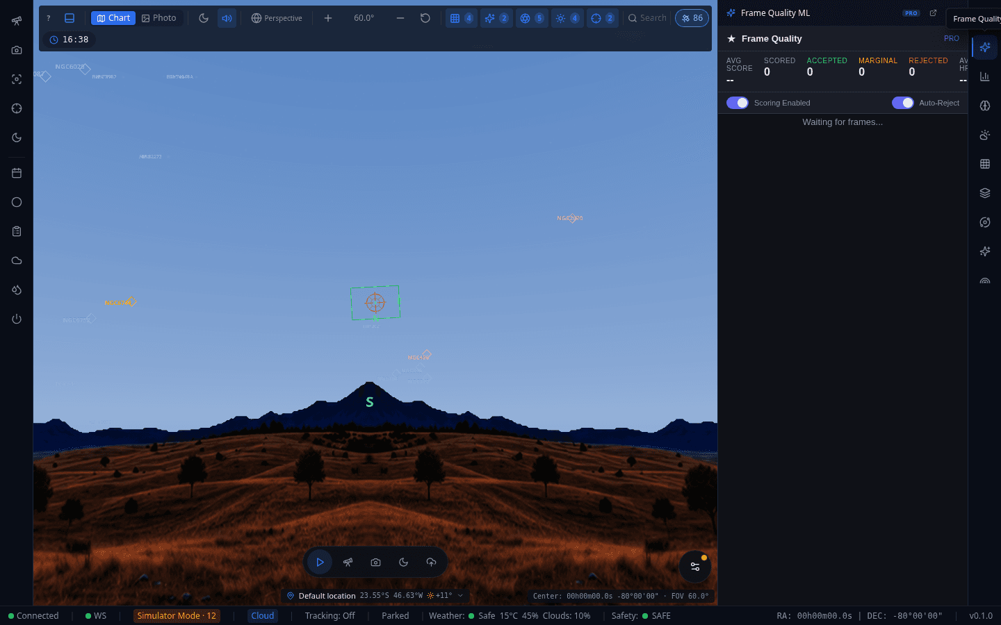 Screenshot: Frame Quality ML