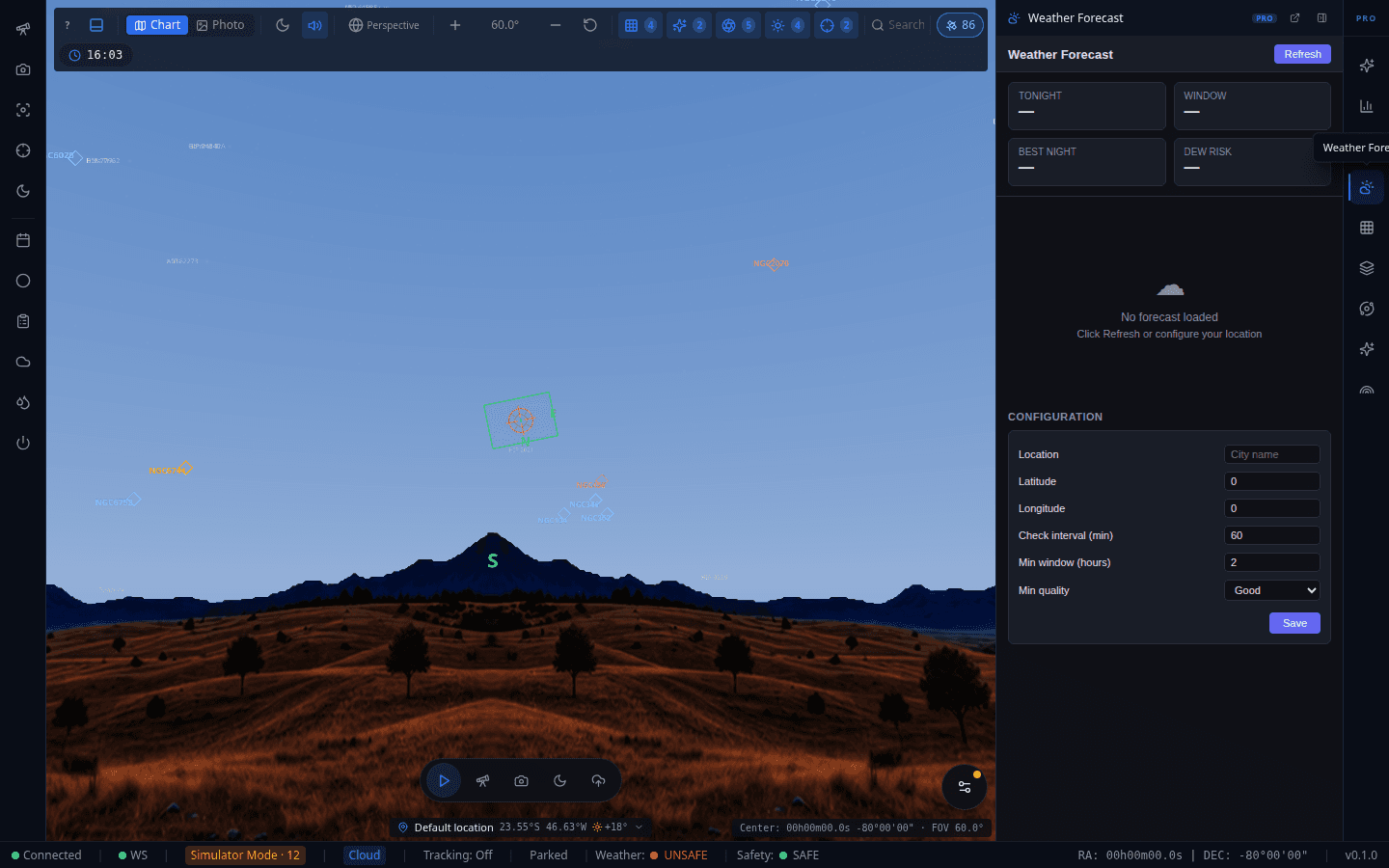 Screenshot: Weather Forecast