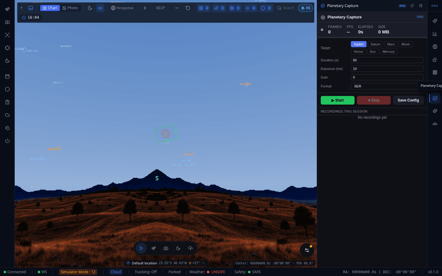 Screenshot: Planetary Capture